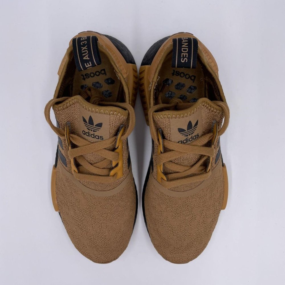 Adidas NMD R1 Raw Desert / Black Mens Shoes - Picture 5 of 8